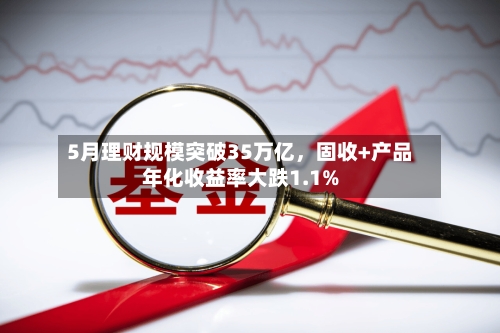 5月理财规模突破35万亿	，固收+产品年化收益率大跌1.1%-第2张图片