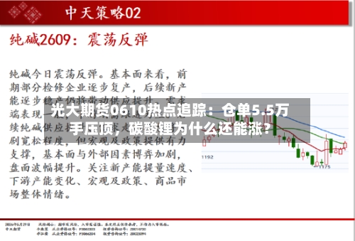 光大期货0610热点追踪：仓单5.5万手压顶，碳酸锂为什么还能涨？-第2张图片