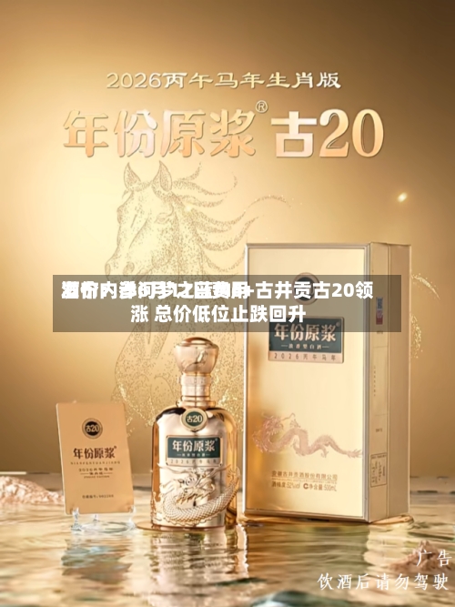 酒价内参6月11日费用
发布:洋河梦之蓝M6+古井贡古20领涨 总价低位止跌回升-第2张图片